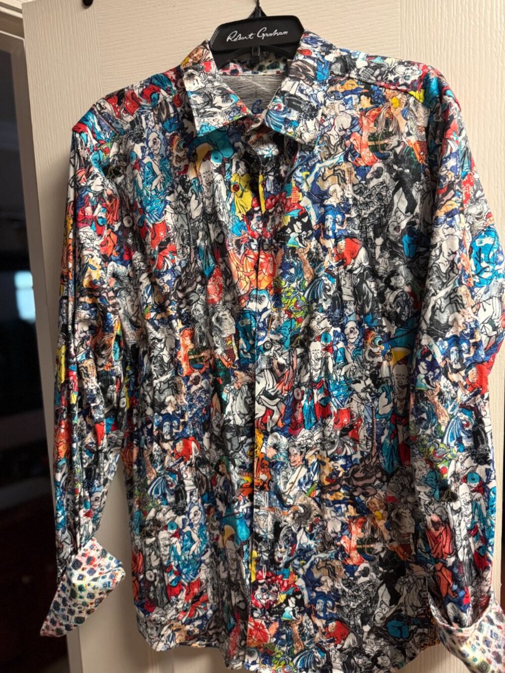 Robert Graham Long-Sleeve Button-Down Shirt Size XL